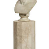 A WHITE MARBLE BUST OF VIRGIL - photo 2