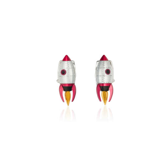 DEAKIN & FRANCIS ALUMINUM ROCKET CUFFLINKS - Foto 1