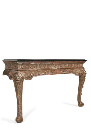 A PAIR OF SILVERED CONSOLE TABLES - photo 2