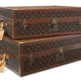 A SET OF TWO MONOGRAM CANVAS G&#201;MIN&#201; 12 PAIR TRAVEL SHOE TRUNKS - фото 1