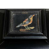 A VICTORIAN EBONISED AND PIETRA DURA CABINET - photo 3