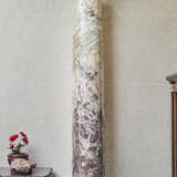 A PAIR OF ITALIAN FIOR DI PESCO MARBLE COLUMNS - фото 1