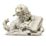 AN ITALIAN WHITE MARBLE MODEL OF A SPANIEL, PERHAPS REPRESENTING `FIDELITY` - photo 2