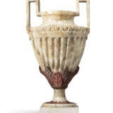AN ITALIAN ALABASTER AND ROSSO ANTICO VASE - photo 1