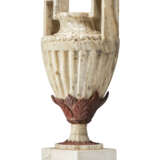AN ITALIAN ALABASTER AND ROSSO ANTICO VASE - фото 3