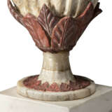 AN ITALIAN ALABASTER AND ROSSO ANTICO VASE - photo 4
