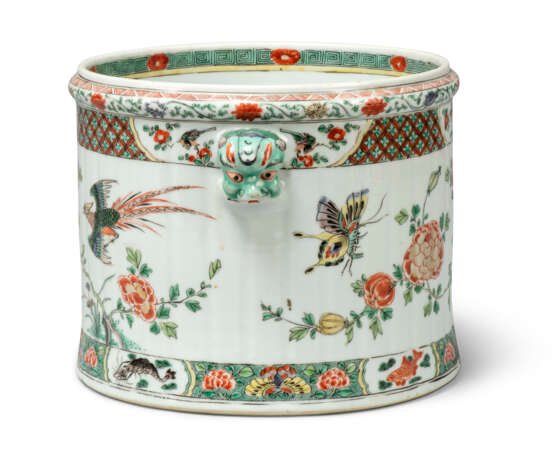 A CHINESE FAMILLE VERTE WINE COOLER - photo 4