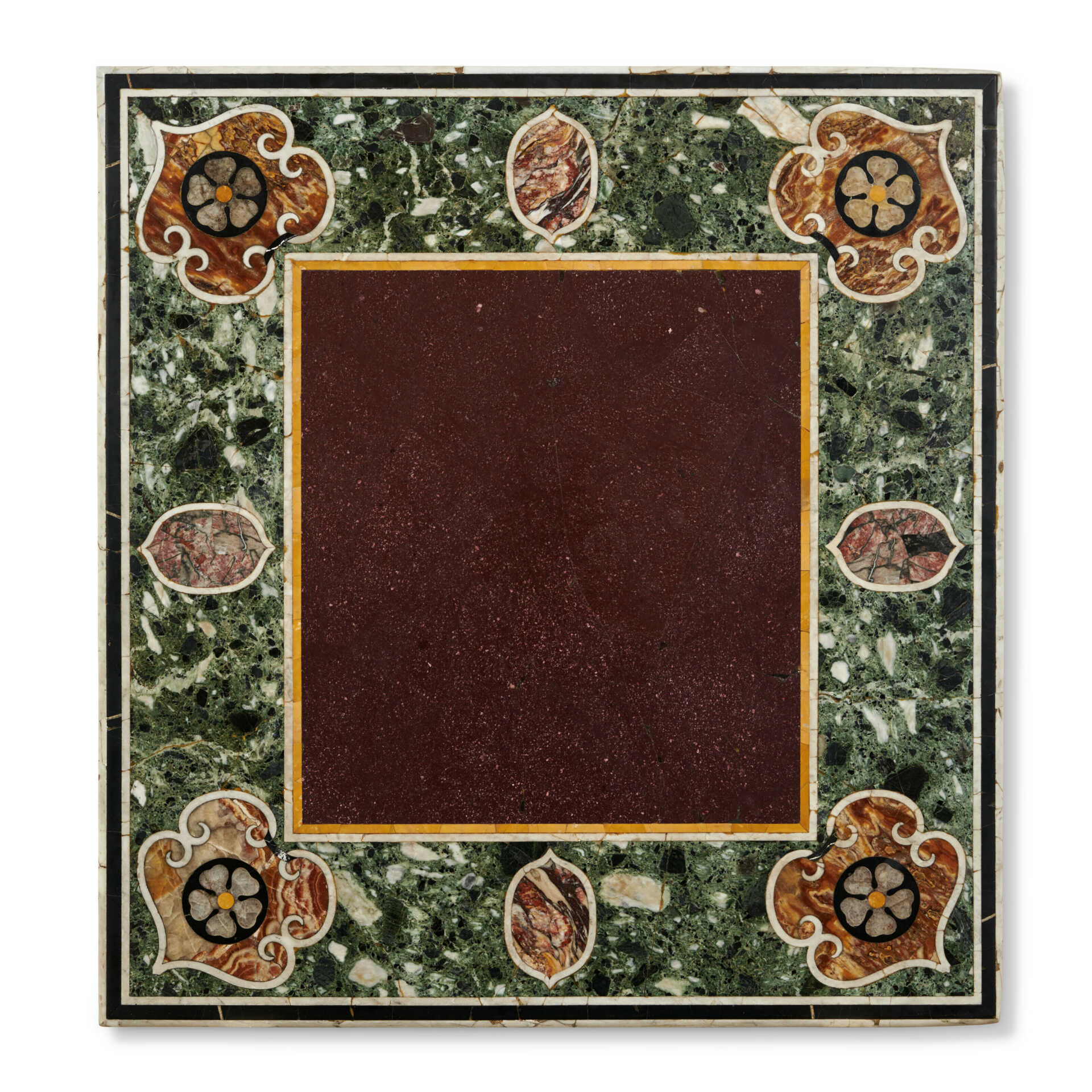 A ROMAN PIETRA DURA TABLE TOP