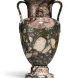 AN ITALIAN BRECCIA AFRICANO MARBLE VASE - photo 1