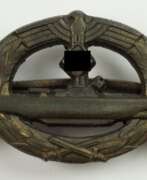 Auszeichnungen. U-Boot Frontspange, in Bronze.