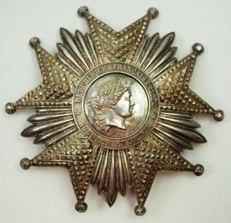 Frankreich: Orden der Ehrenlegion, 9. Modell (1870-1951), Großoffiziers Stern. - фото 1