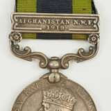 Großbritannien: Indische Allgemeine Einsatzmedaille, Georg V., mit Spange Afghanistan N.W.F. 1919. - Foto 1