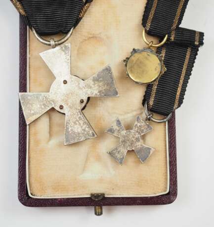 Polen: Tapferkeits Kreuz des Ordens von Bulak-Balachowitsch, mit Miniatur, im Etui. - Foto 3