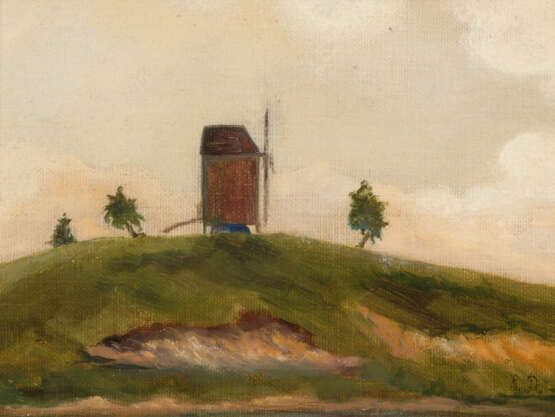 Monogrammist "L.D.": Windmühle auf eine - photo 1