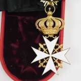 Vatikan: Malteser Ritterorden, Halskreuz der Komture, Professritter, Justizritter und Ehrenritter, im Etui. - photo 4