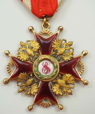 Russland: Kaiserlicher und Königlicher Orden vom heiligen Stanislaus, 2. Modell, 2. Typ (ca. 1841-1917), 3. Klasse. - Foto 1