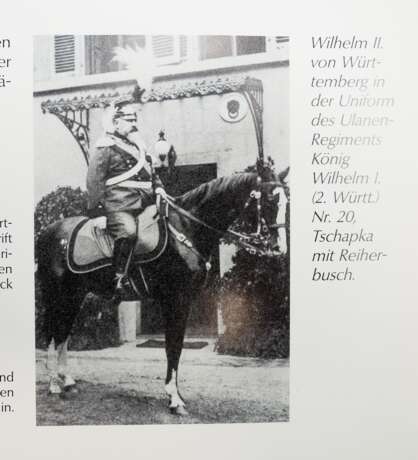 Württemberg: König Wilhelm II - Reiherbusch für die Tschapka als Regimentschef des Ulanen-Regiment König Karl (1. Württembergisches) Nr. 19. - Foto 7
