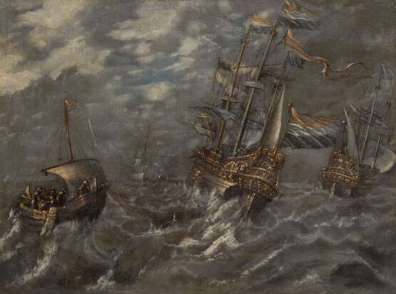 Niederländischer Maler: Schiffe auf stü - фото 1