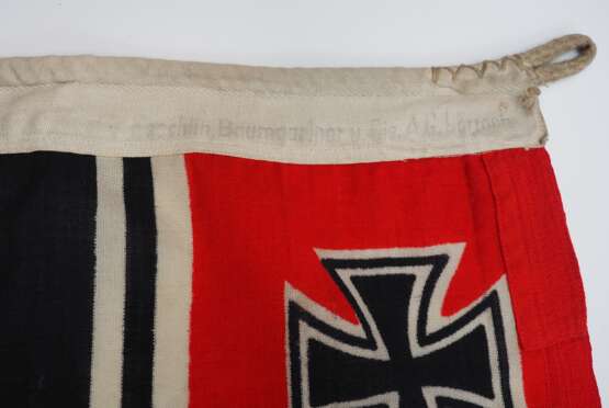 Kriegsmarine: Reichskriegsflagge 50 x 85 cm. - photo 2