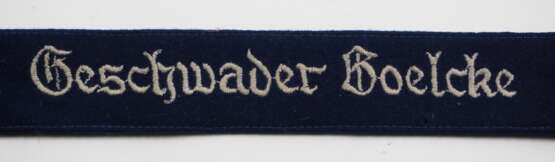 Luftwaffe: Ärmelband "Geschwader Boelcke", für Mannschaften. - photo 1