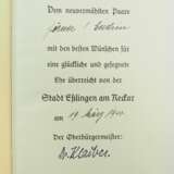 Hitler, Adolf: Mein Kampf - Hochzeitsausgabe Esslingen am Neckar. - Foto 2