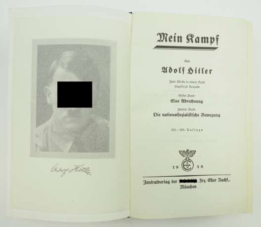 Hitler, Adolf: Mein Kampf. - Foto 2