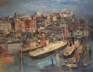 REEGER, Hans: "Hafen von Genova".