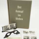 Raumbildalbum "Der Kampf im Westen" - braun. - Foto 1