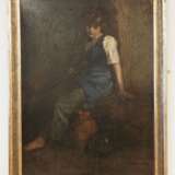 Faure, Amandus (1874-1931): Sitzendes Mädchen. - фото 2