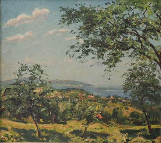 Prof. Mendler, Alfred (1879 Riedlingen - 1955 Ulm): Bodensee Gemälde. - Foto 1