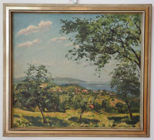 Prof. Mendler, Alfred (1879 Riedlingen - 1955 Ulm): Bodensee Gemälde. - фото 2