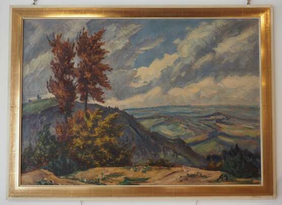 Prof. Mendler, Alfred (1879 Riedlingen - 1955 Ulm): Landschafts Gemälde. - фото 2