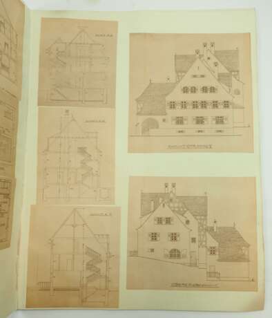 Arbeiterkolonie Gmindersdorf - Reutlingen, Architektur Mappe. - Foto 9