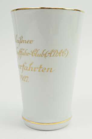 Meissen: Erinnerungsbecher ADAC Becherfahrten 1927. - photo 2