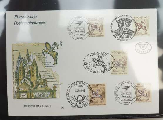 BRD / DDR: Briefmarken und Ersttagsbriefe. - Foto 5