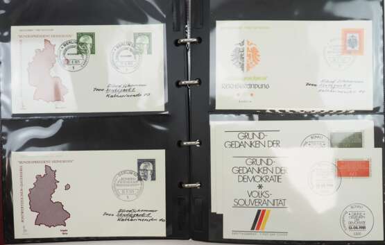 BRD / DDR: Briefmarken und Ersttagsbriefe. - Foto 7