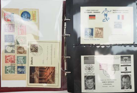 BRD / DDR: Briefmarken und Ersttagsbriefe. - Foto 8