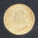 Großbritannien: 1/2 Sovereign, 1893 - GOLD. - Foto 1