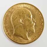 Großbritannien: 1/2 Sovereign, 1907 - GOLD. - Foto 1