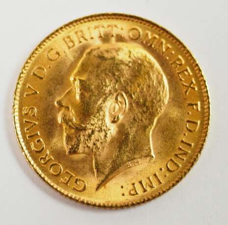 Großbritannien: 1/2 Sovereign, 1915 - GOLD. - Foto 1