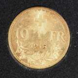 Schweiz: 10 Franken, 1915 - GOLD. - Foto 2