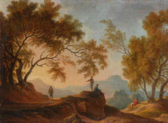 Romantiker um 1800: Sonnige Landschaft