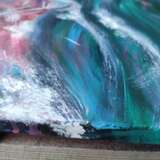 Лодка на волнах Canvas on the subframe Acrylic paint Neo-impressionism Marine art Москва 2022 - photo 2