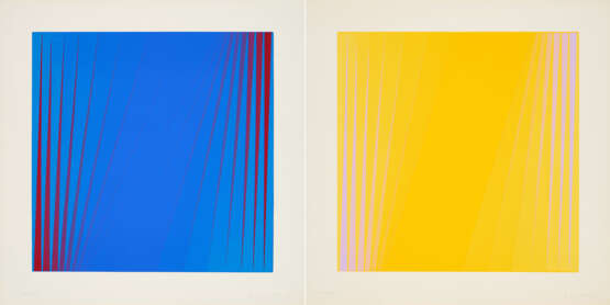 Lothar Quinte. Konvolut von 2 Farbserigrafien - Foto 1