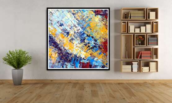 Abstraction Canvas Oil paint abstraction Russia 2013 - photo 7