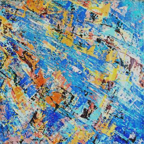 Abstraction Canvas Oil paint abstraction Russia 2013 - photo 7
