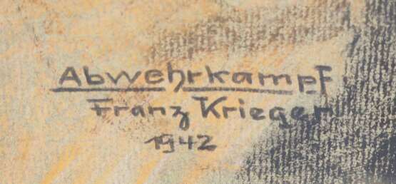 Krieger, Franz: Abwehrkampf. - фото 2