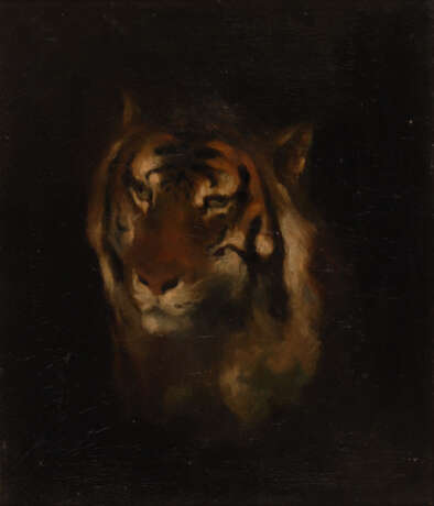 Unsigniert: Bildnis eines Tigers. - Foto 1