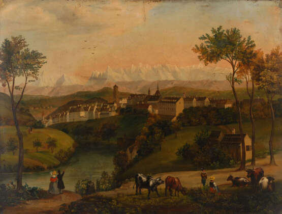 Vedutenmaler um 1800: Ansicht Bern. - Foto 1