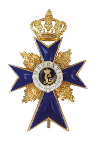 Bayern: Militär-Verdienst-Orden, Offizierkreuz, mit Flammen (ab 1905). - Foto 1